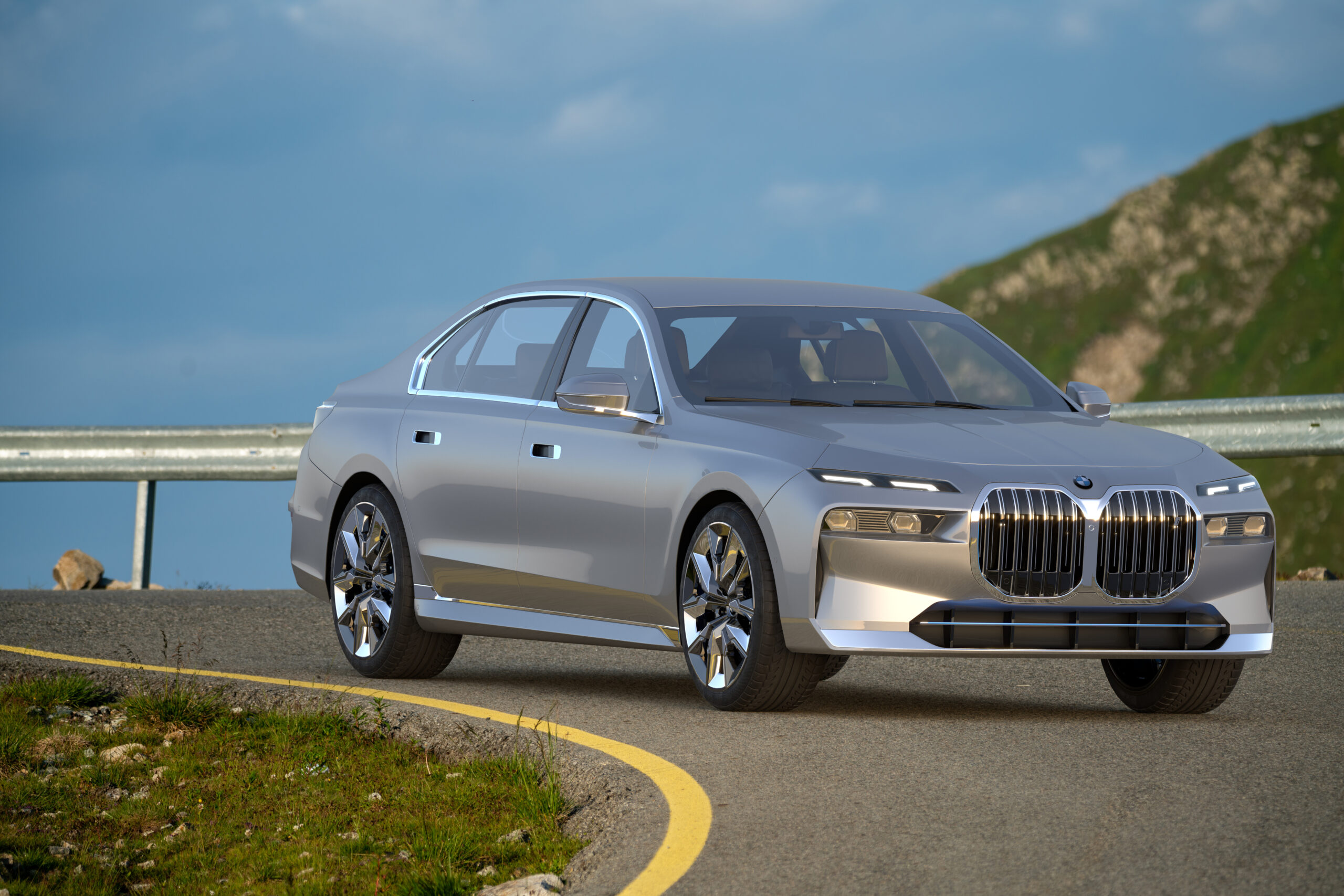 BMW i7 Mockup