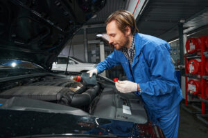 car mechanic working