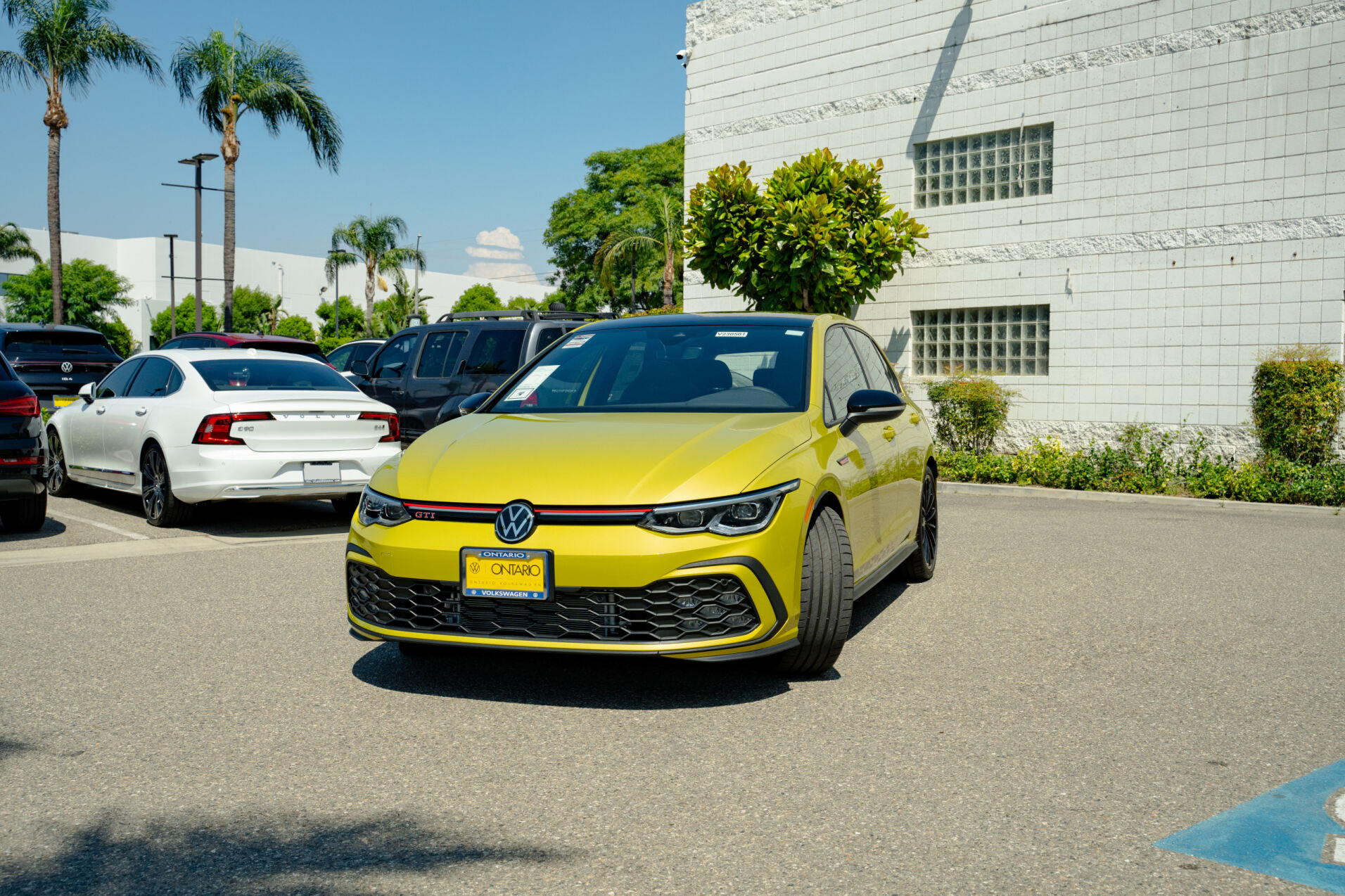 volkswagen gti yellow